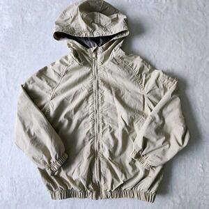 Zara Rain Jacket‎ Kids Size 8 Full Zip Raincoat Hood Outdoor Spring Play School
